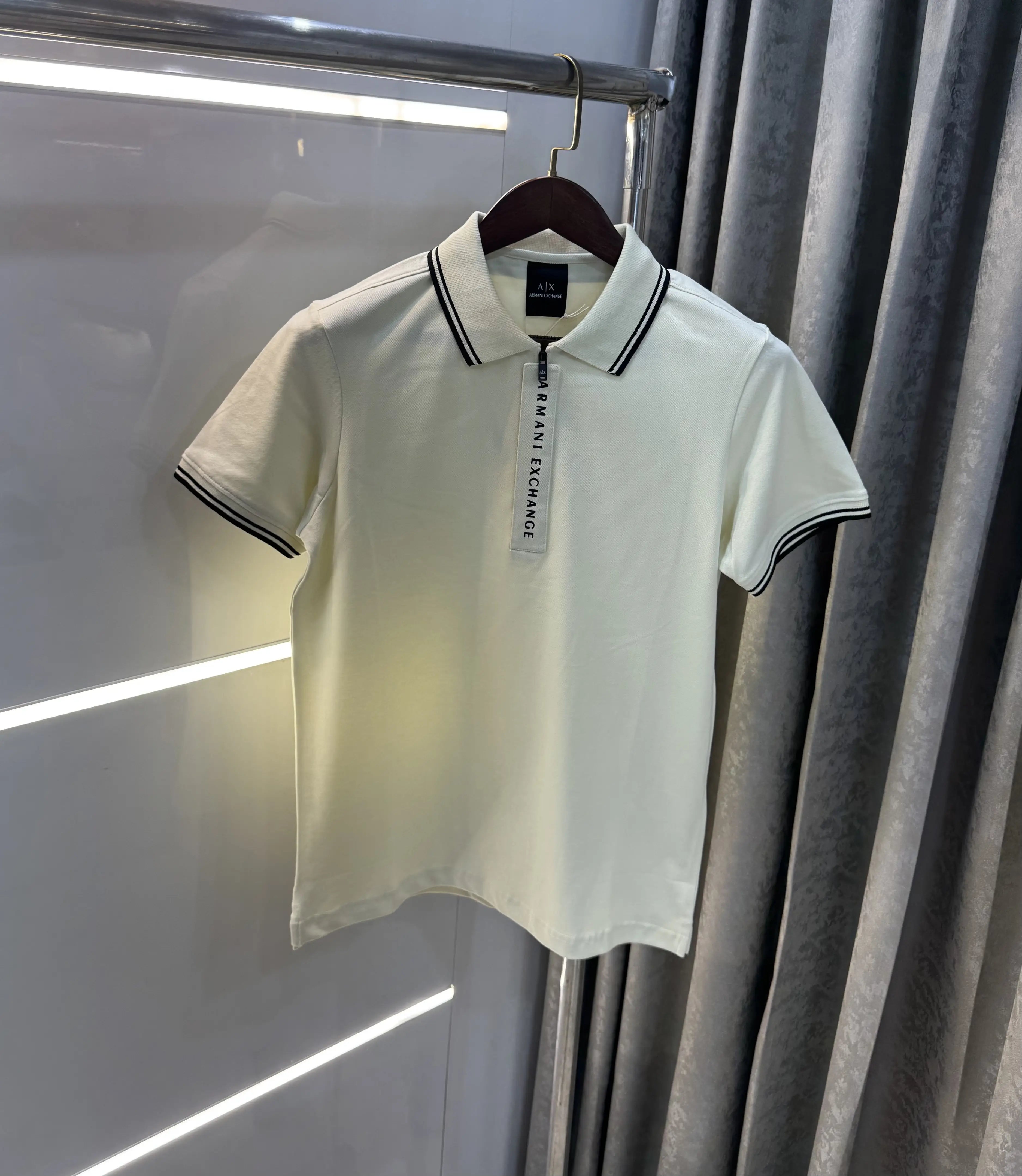Arman i Exchange Cream Imported Polo T-Shirt Secondary image