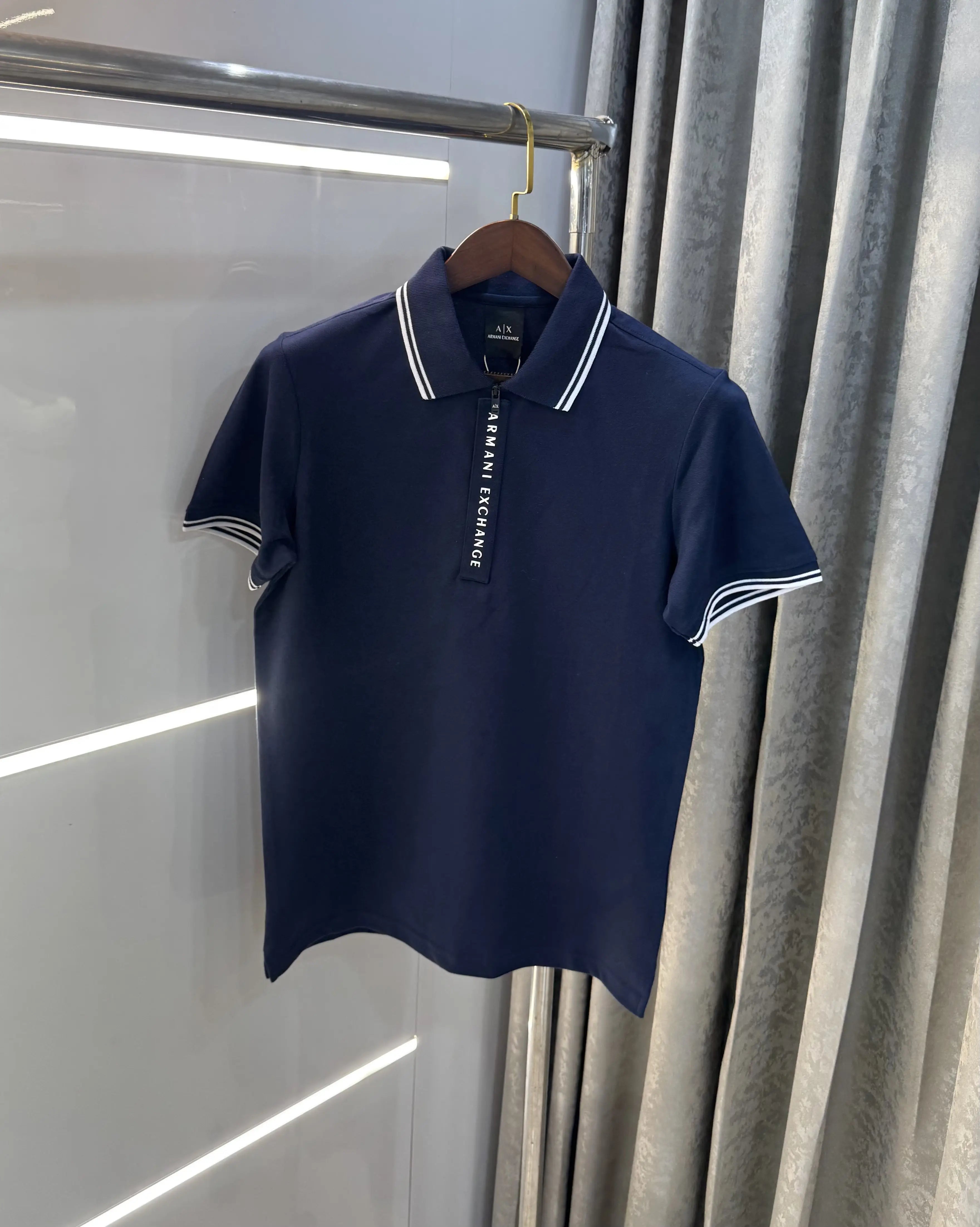 Arman i Exchange Navy Blue Imported Polo T-Shirt
