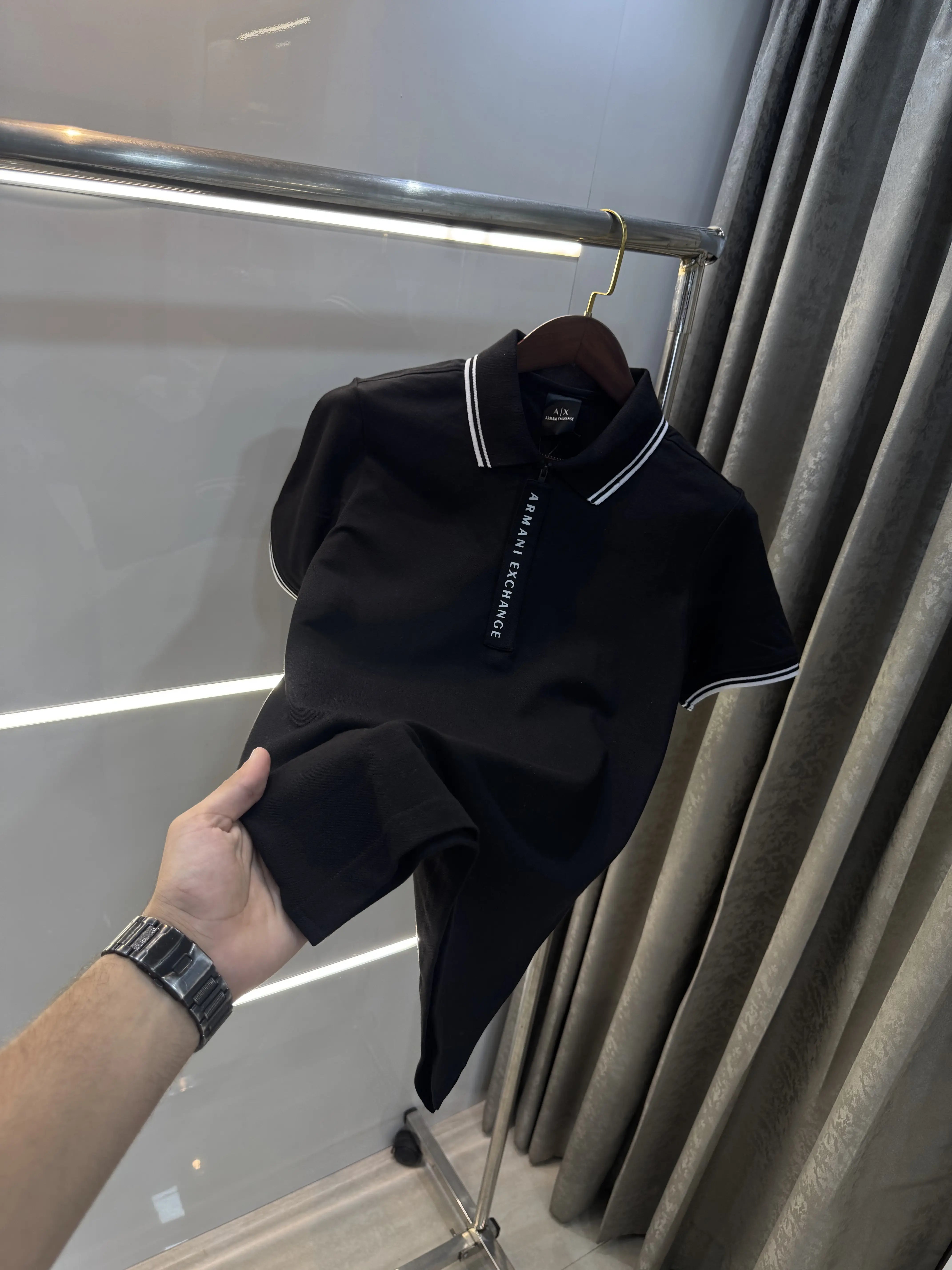 Arman i Exchange Black Imported Polo T-Shirt Main image