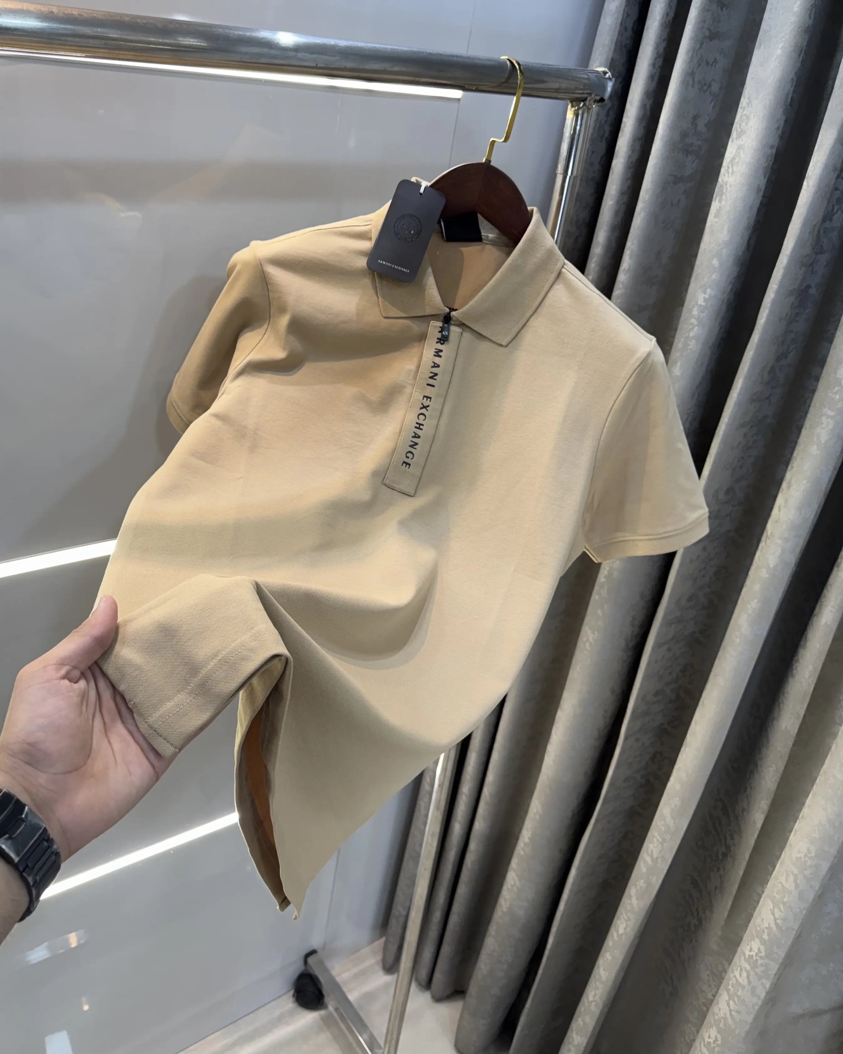 Arman i Exchange Beige Imported Polo T-Shirt Main image