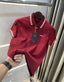 Hugo  Bos s Maroon Logo Work Premium Polo T-shirt
