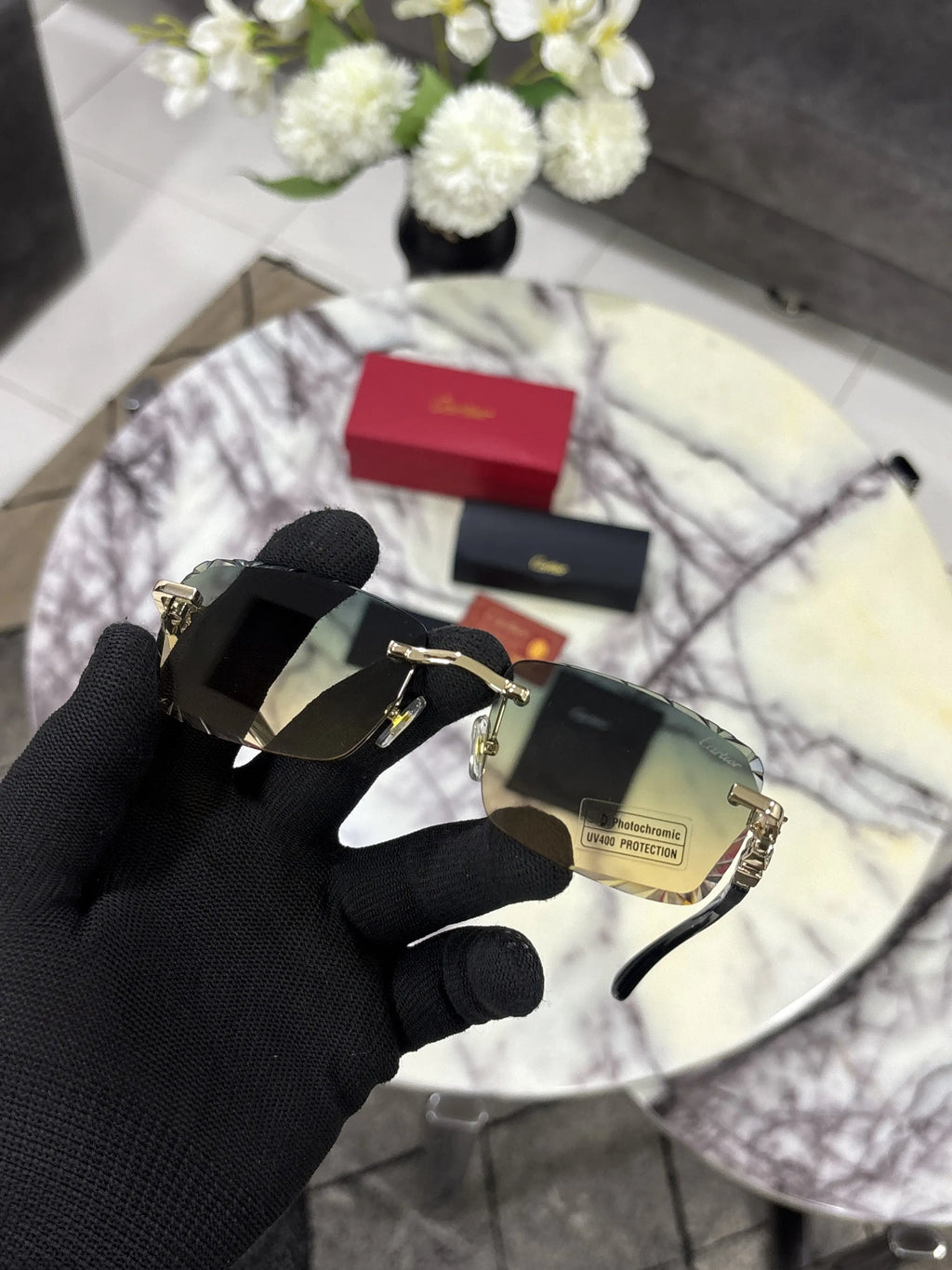 Cartier 2520 Green Dual Tone
