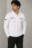Hugo  Boss Porsche White Logo Work Premium Full Sleeve Polo T-Shirt