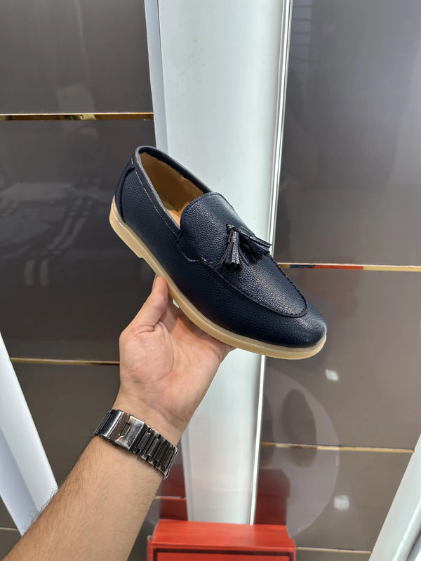 Loro_Piana Premium Leather Loafers