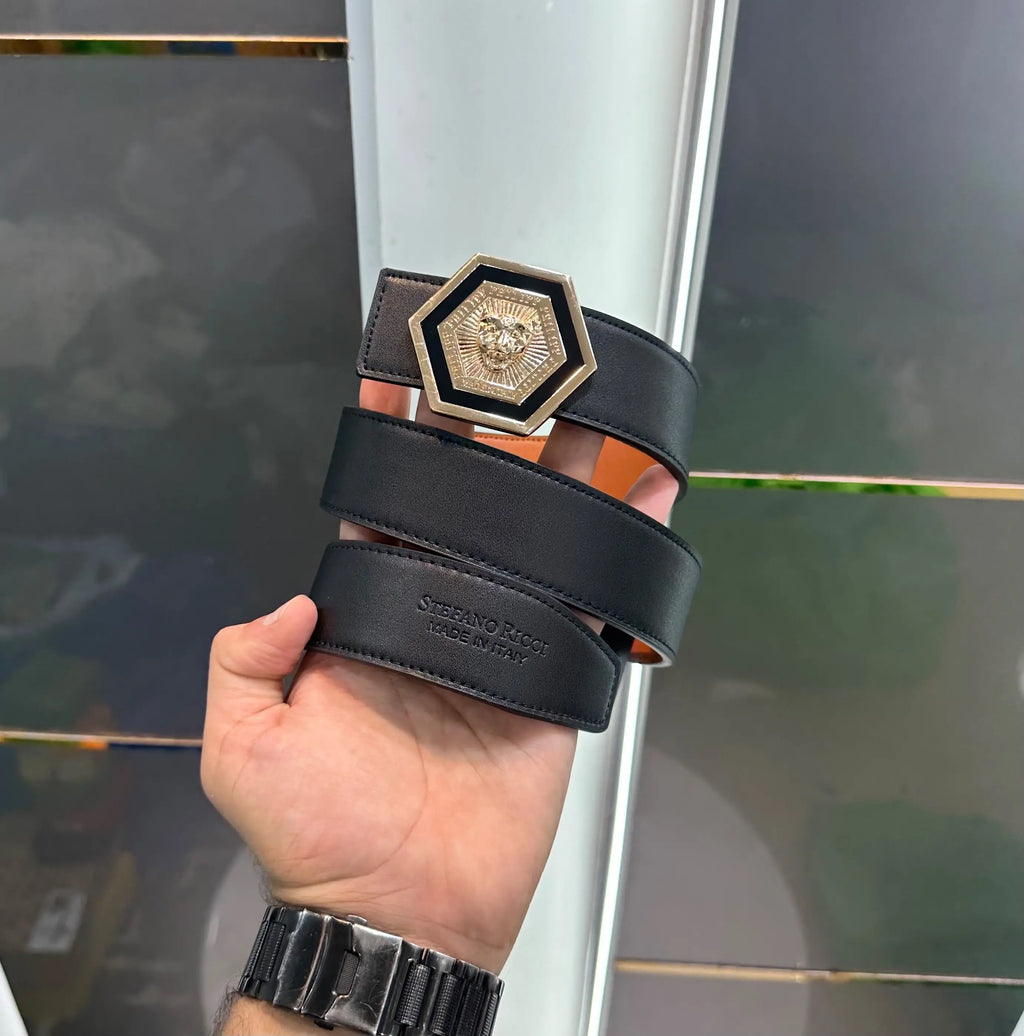 Steffano Ricc i Gold Premium Imported Belt s112