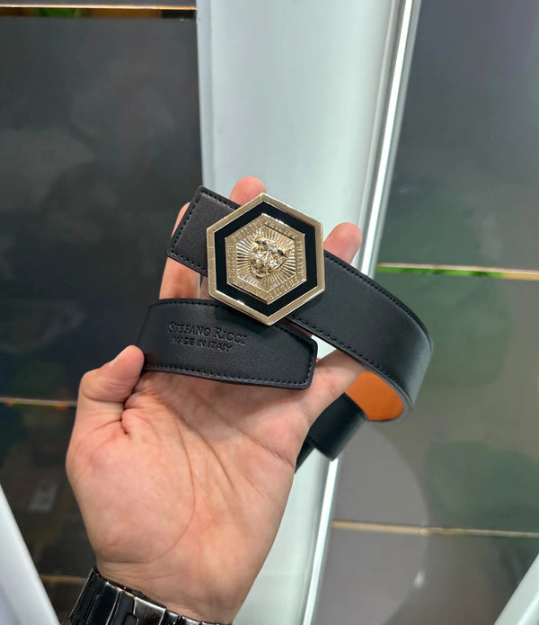 Steffano Ricc i Gold Premium Imported Belt s112