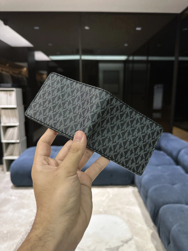 Michael Kor s D Grey Monogram Premium Wallet