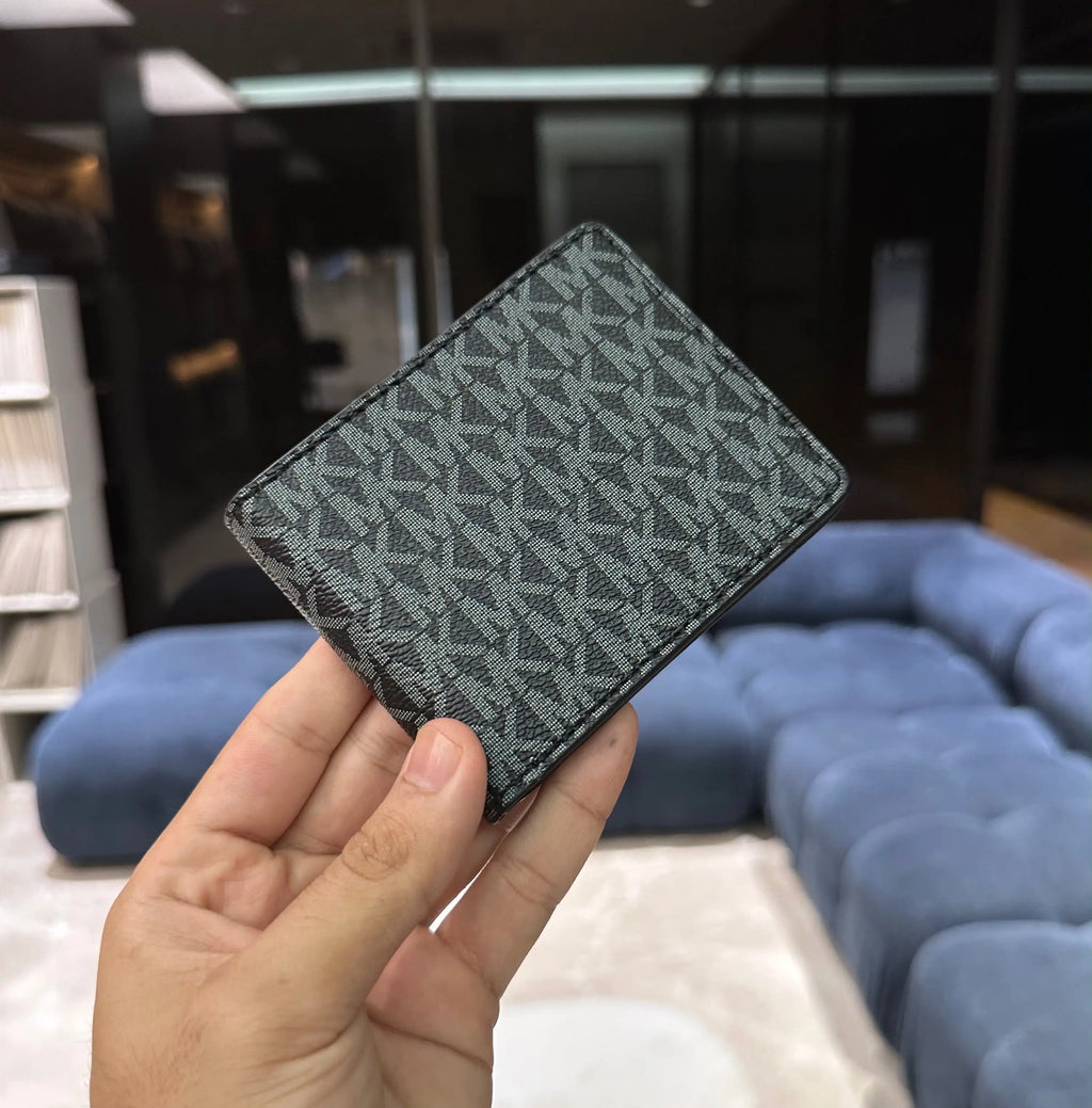 Michael Kor s D Grey Monogram Premium Wallet