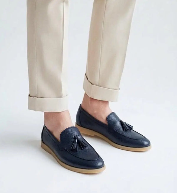 Loro_Piana Premium Leather Loafers