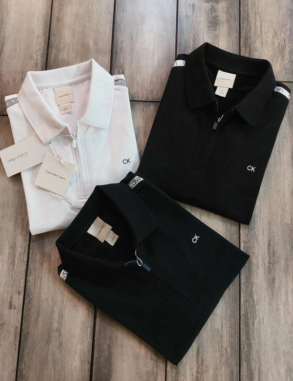 Calvin  Klein Black Premium Polo T-Shirt
