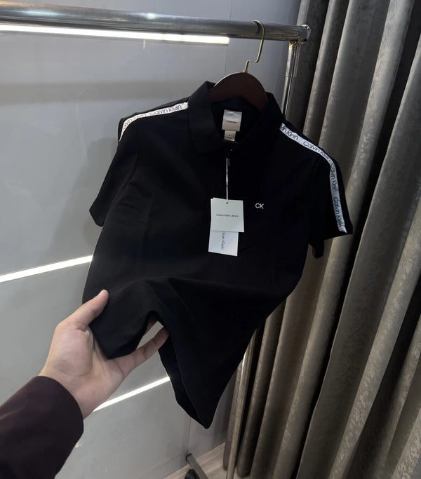 Calvin  Klein Black Premium Polo T-Shirt