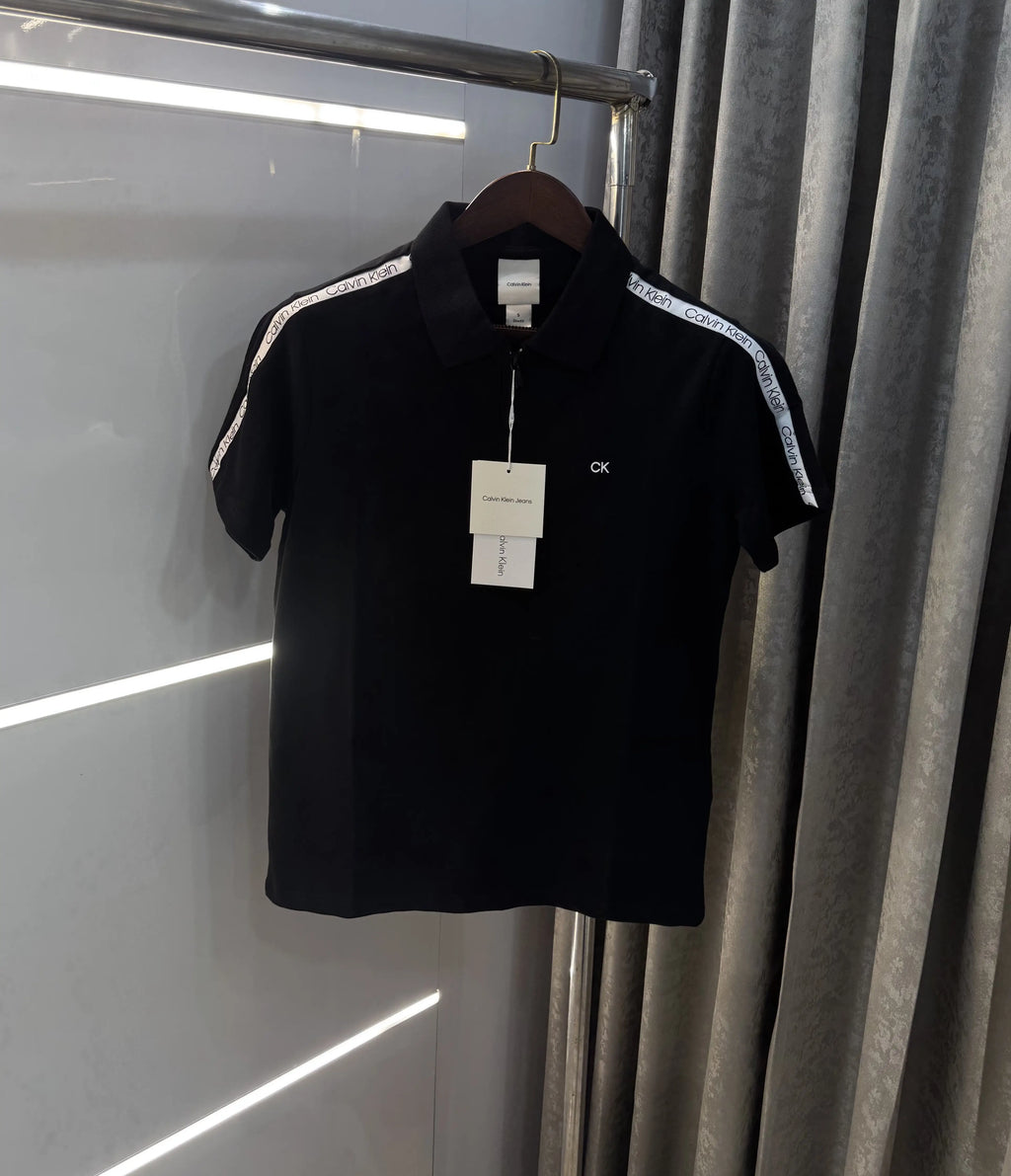Calvin  Klein Black Premium Polo T-Shirt
