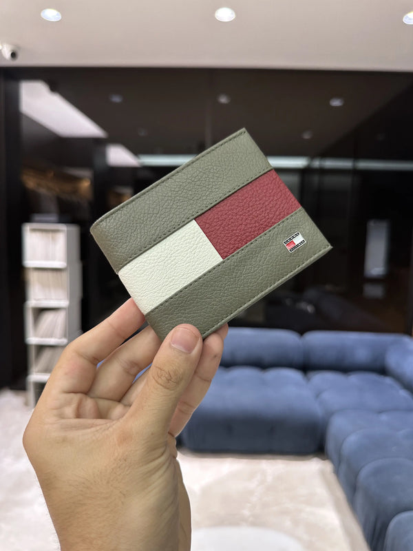 Tommy Hilfiger Premium Wallet Light Olive With Box t190