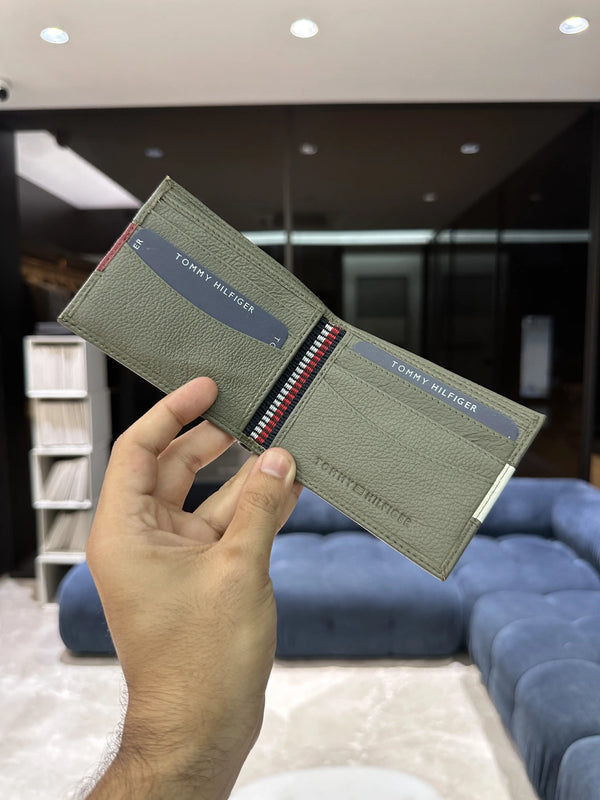 Tommy Hilfiger Premium Wallet Light Olive With Box t190