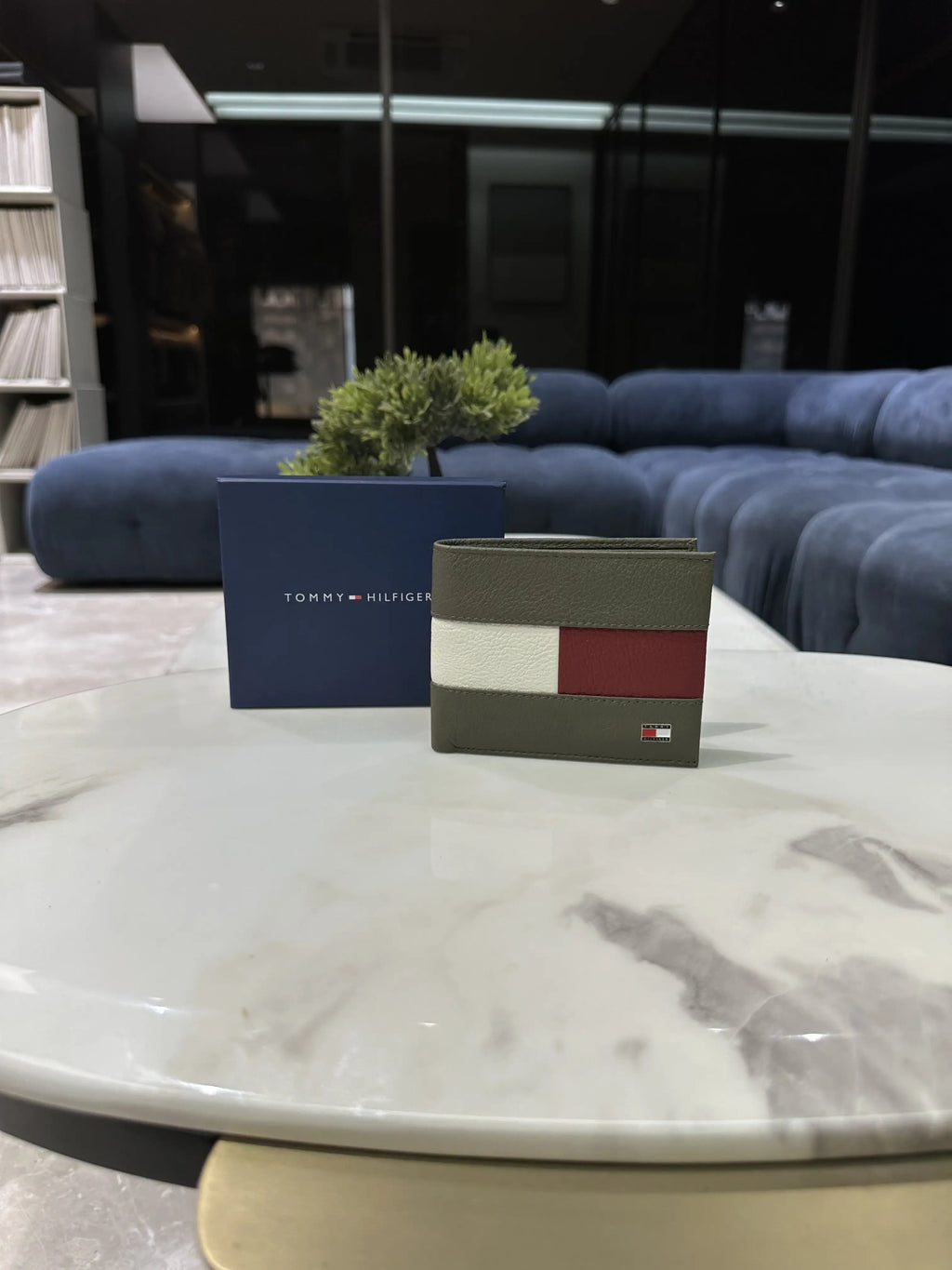 Tommy Hilfiger Premium Wallet Light Olive With Box t190