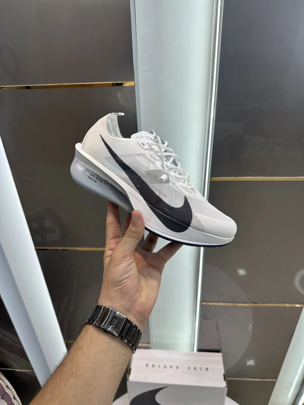 Nike_Vaporfly 4 Road Racing White Black Shoes