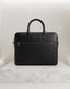 Lacost e Luxury Embossed Premium Imported Black Laptop Bag l165