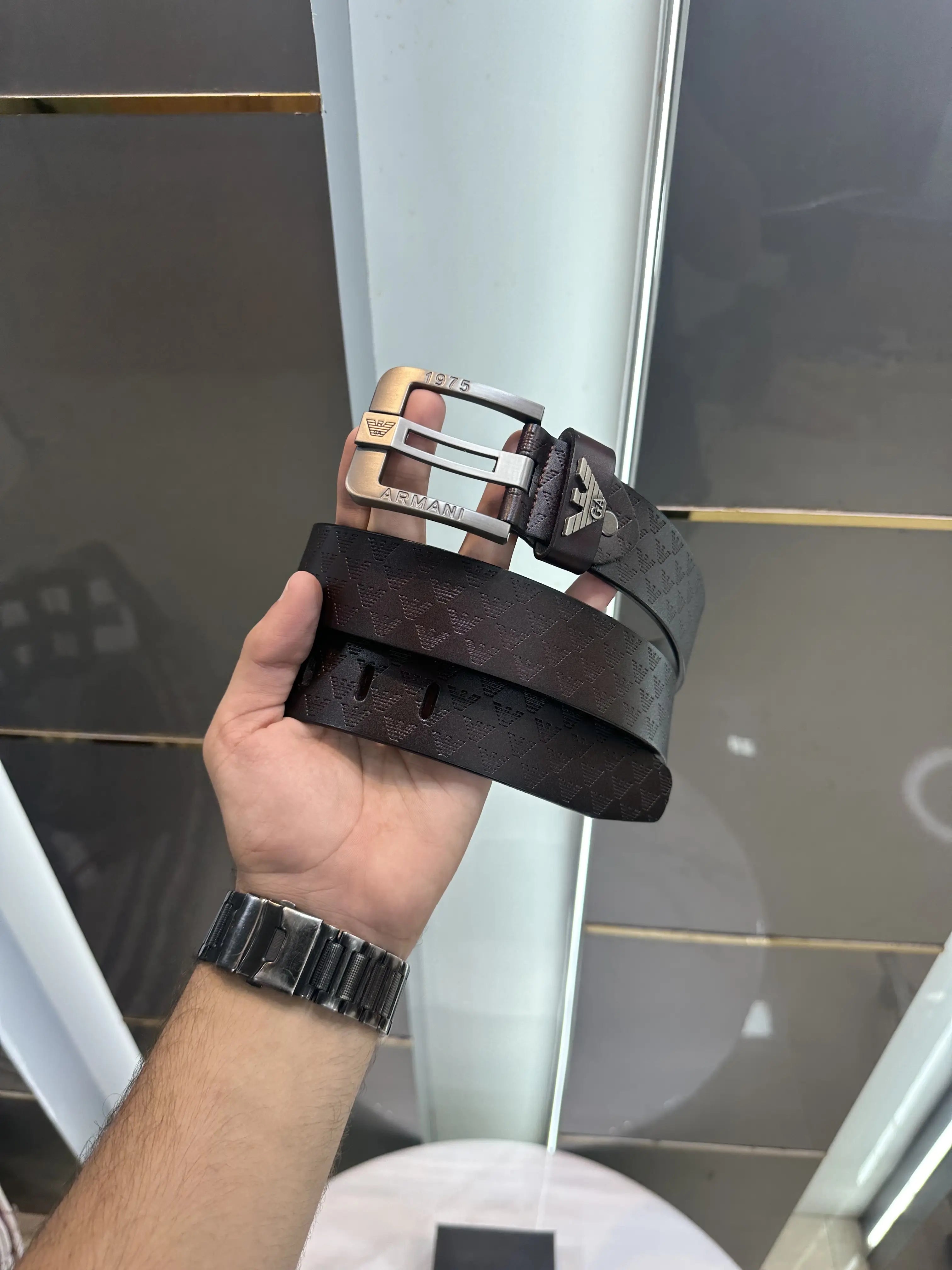 Georgio Arman i Premium Leather Imported Belt g220