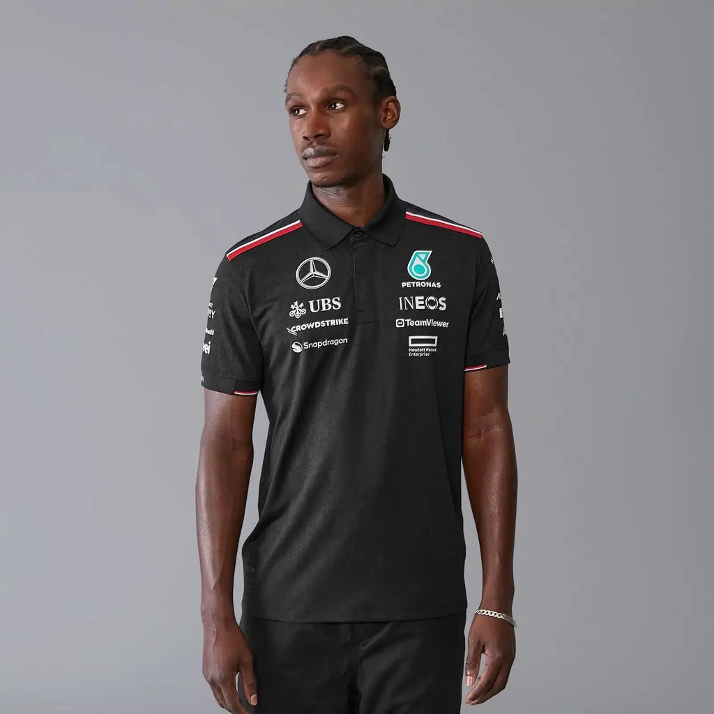 Tomm y Hilfiger Black Premium Polo T-shirt