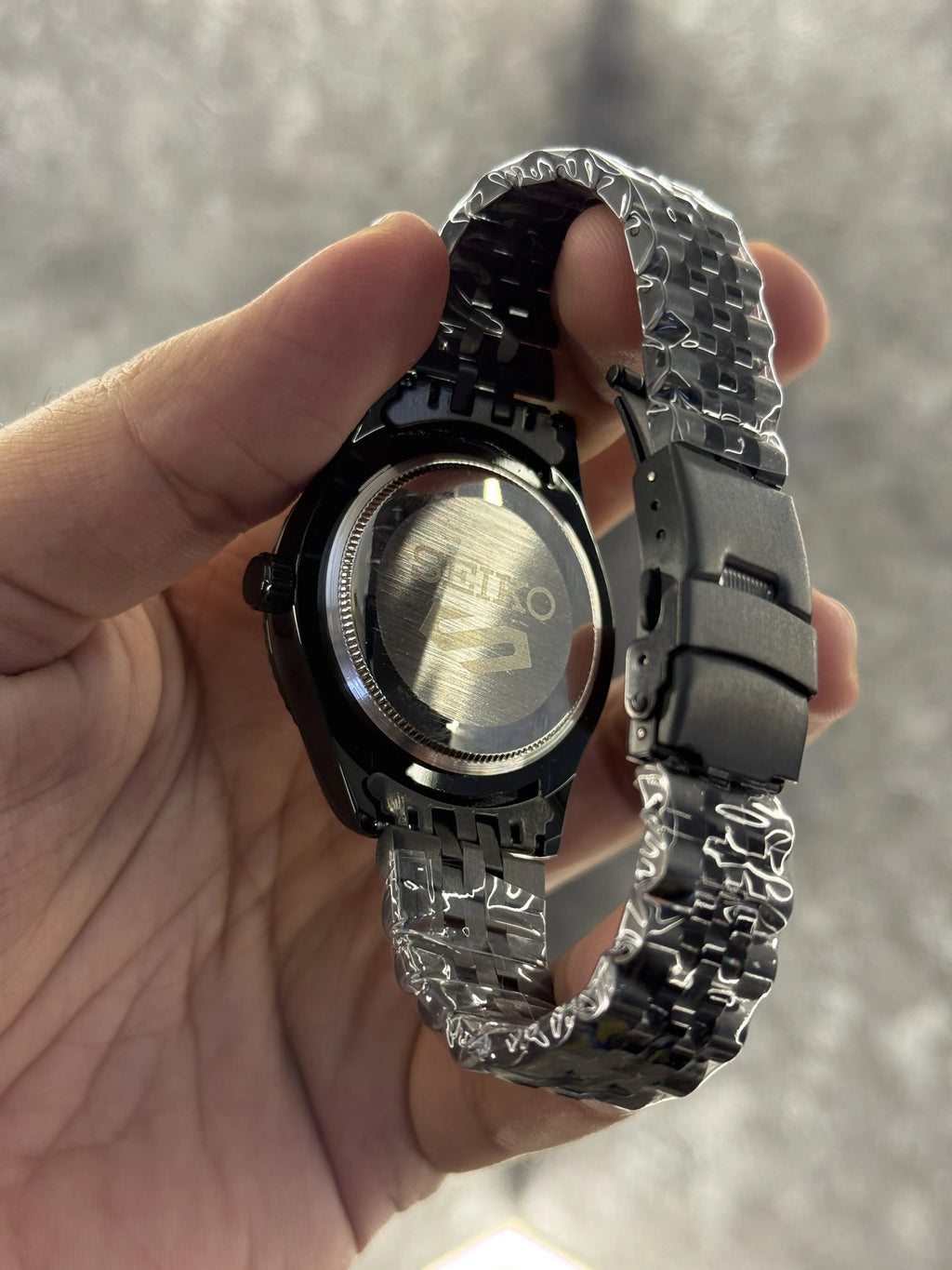 Seiko Mod Day Date Black 086