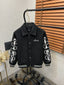 Amir_i Sleeve Snake Embroidered Patch Exclusive Wool Fabric Jacket Grey (DN 615)