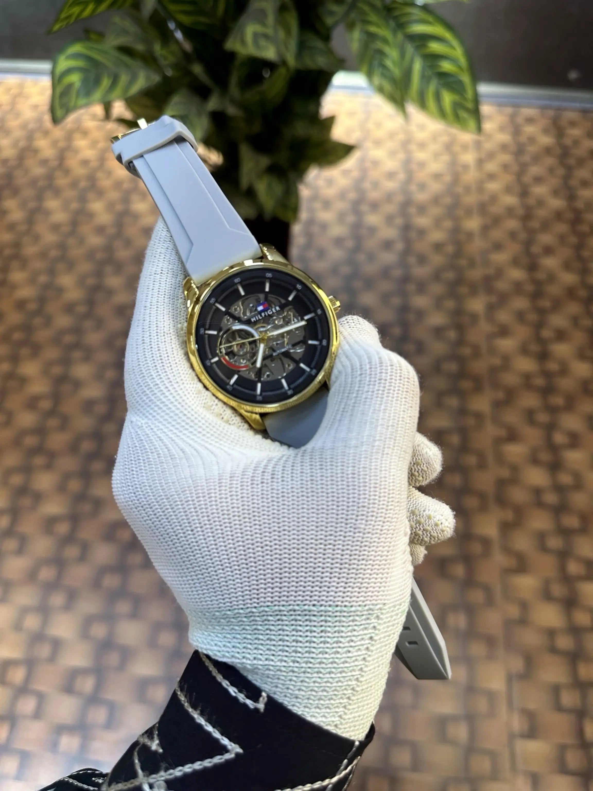 Tommy Hilfiger Automatic Silicon Belt Secondary image