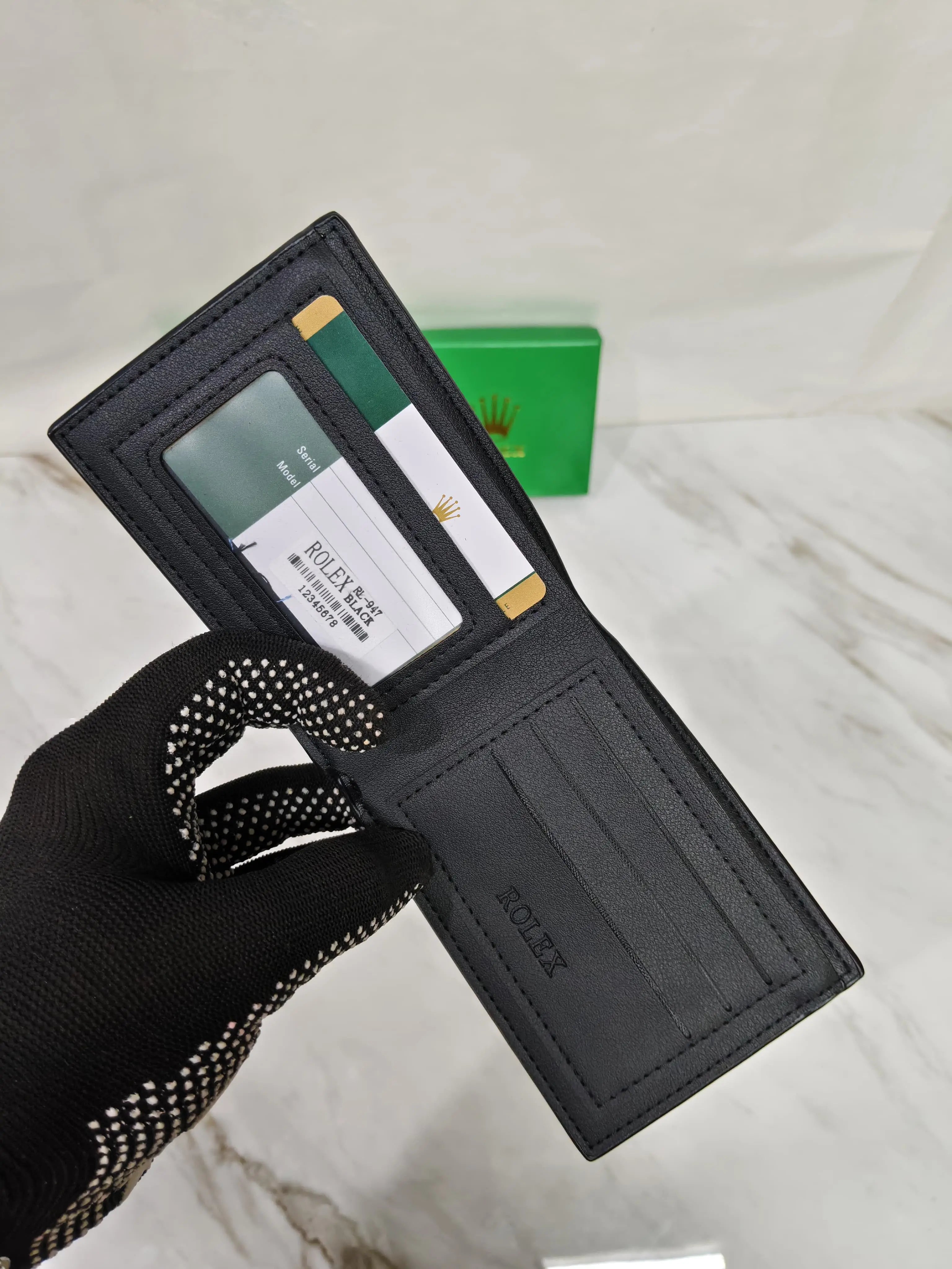 ROLEX BLACK PREMIUM WALLET