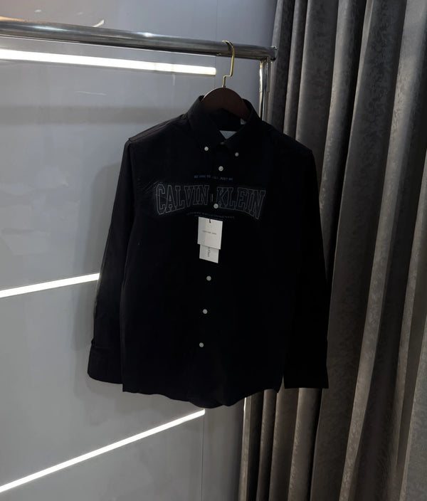Calvin. Klein Black Logo Work Premium Shirt