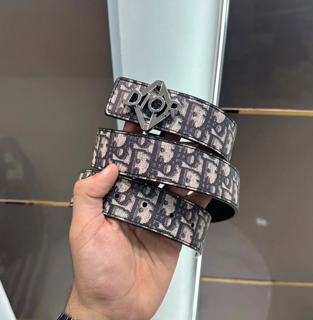 Dio r Printed Premium Imported Belt With Box d114