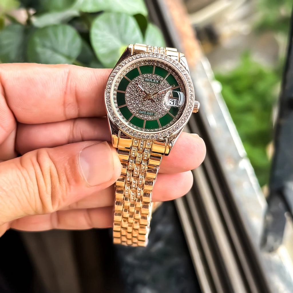 ROLEX_LADIES_ROSE_GREEN