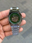 Arman i Exchange Skeleton Square Open Machine Silver Green 