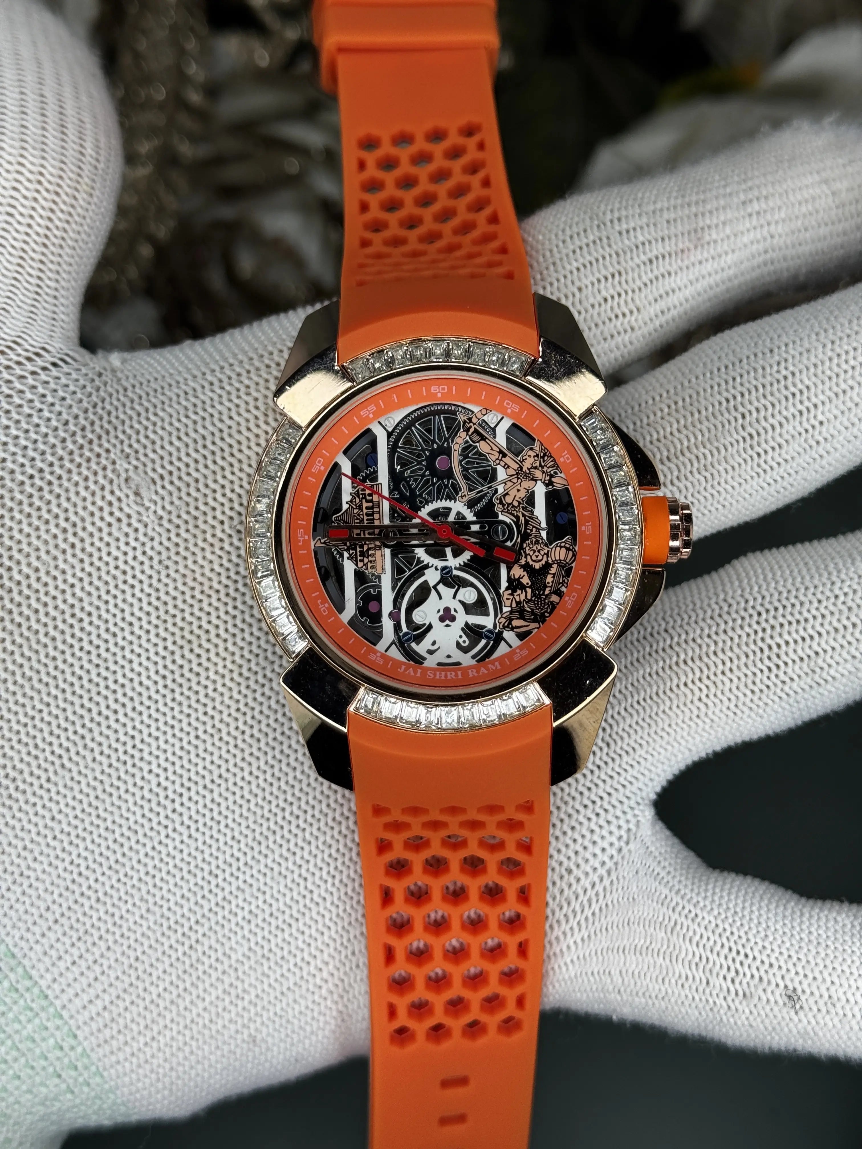 Jacob&Co. Copper Orange Diamond Premium Watch