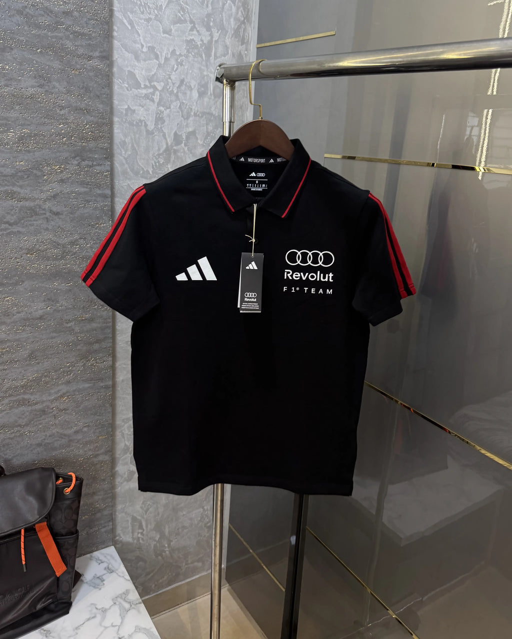 Adida s Black Collab Premium Polo T-shirt