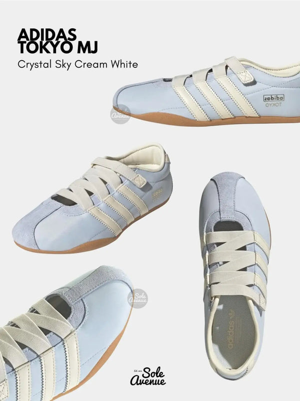 Adidas Tokyo Anfu Mary Jane MJ Crystal sky crema white  (432