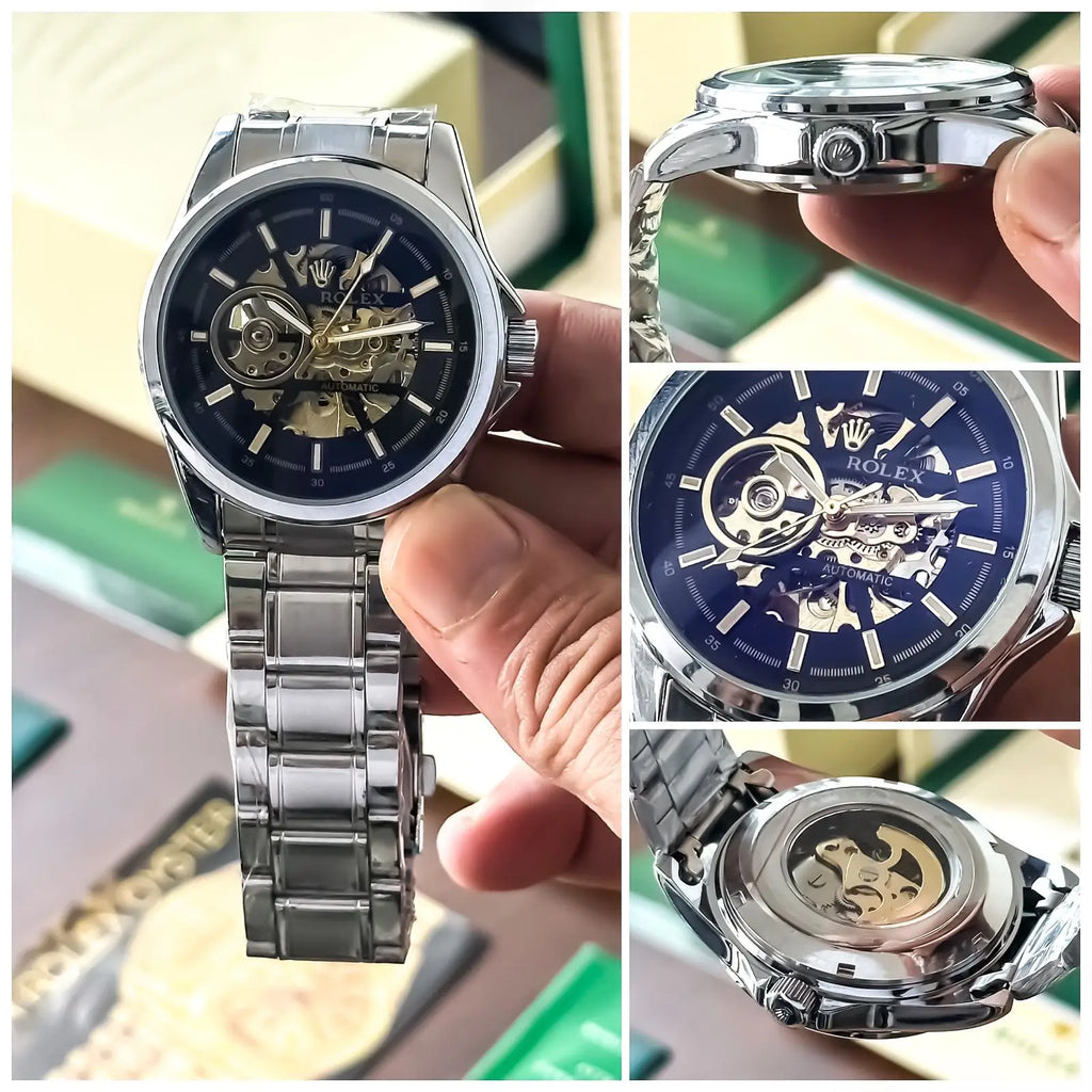 Rolex Automatic Silver Black 