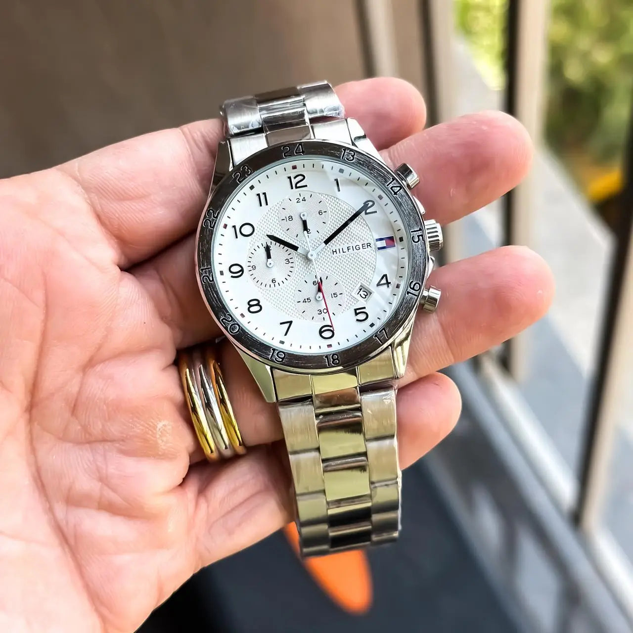 TOMMY SILVER WHITE 