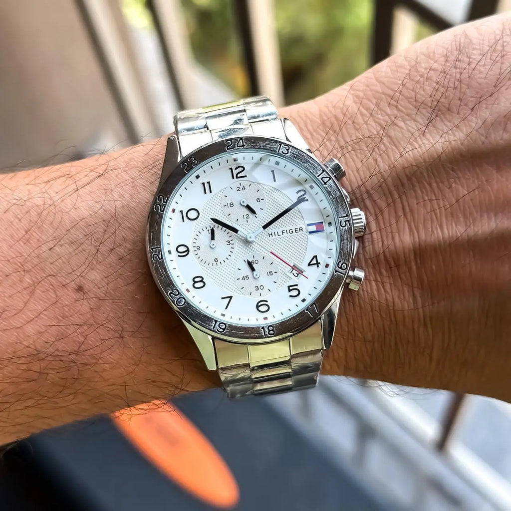 TOMMY SILVER WHITE 