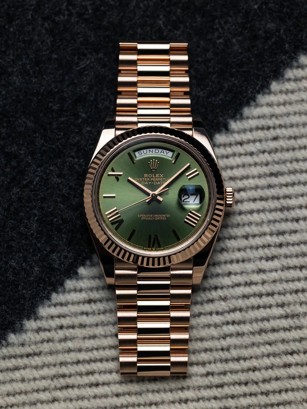 Rolex Day Date heavy quality shift movement 