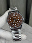 Citizen NJ0191 Silver Brown Premium Quartz Watch