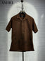 Amir_i Bottom Printed Imported Exclusive Linen Half Shirt (DN 625)