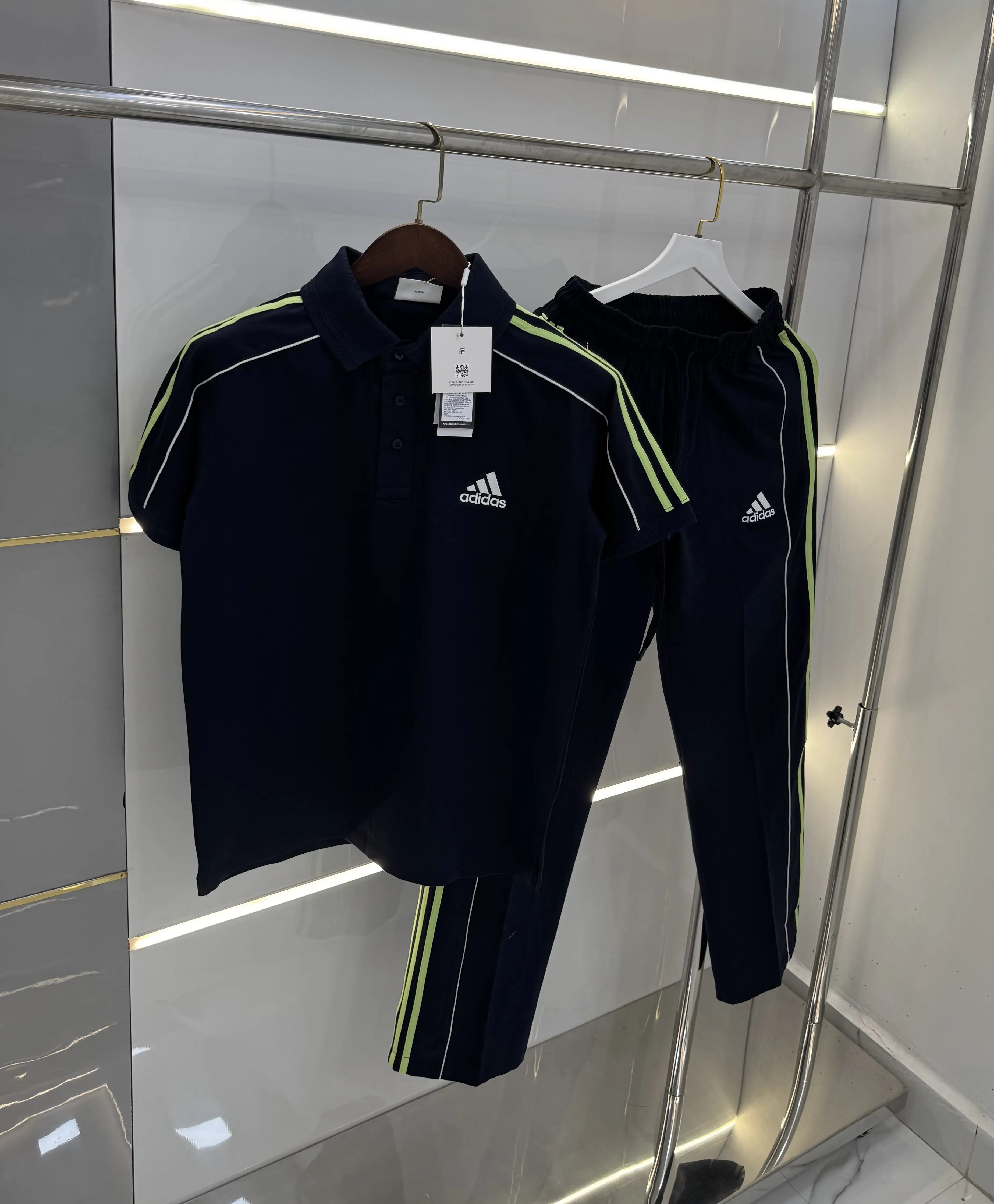 Adida s Navy Blue Logo Work Premium Tracksuit Secondary image