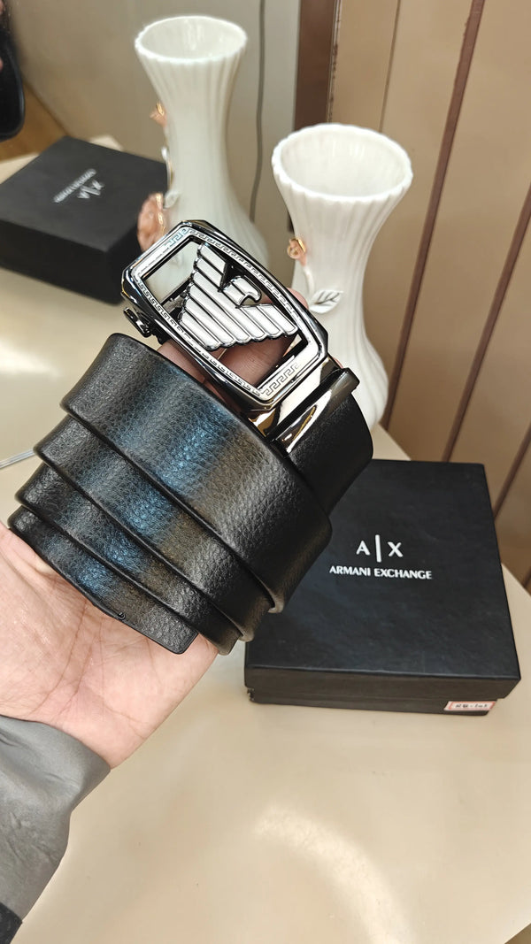 AX @RMAnI EXCHANGE PREMIUM QUALITY AUTO LOCK BELT WITH OG BOX AX-114