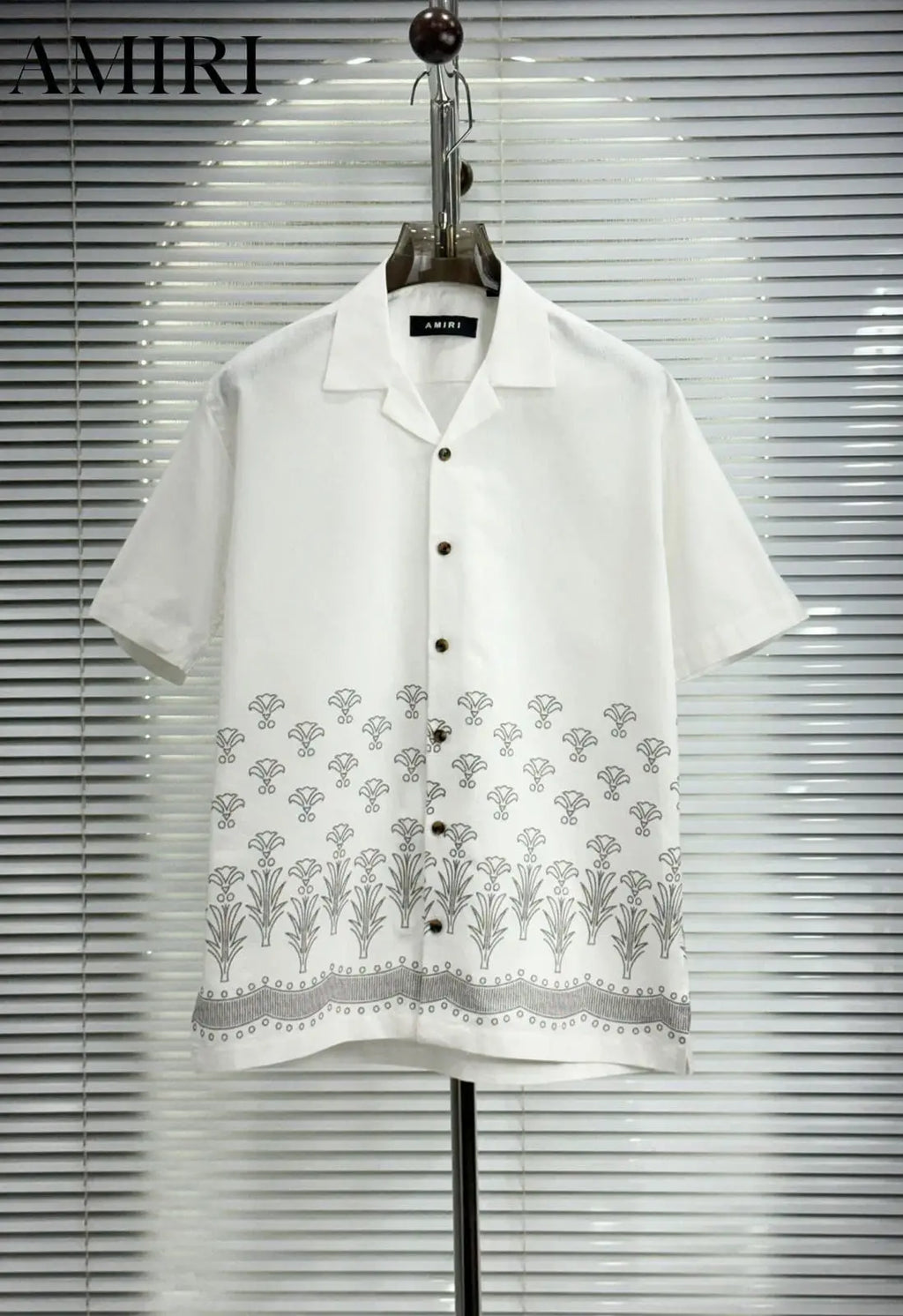 Amir_i Imported Exclusive Linen Printed Half Shirt (DN 626)