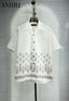 Amir_i Imported Exclusive Linen Printed Half Shirt (DN 626)