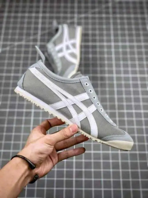 Onitsuk_a Tiger MeX.ico 66 Slip On Grey White 185