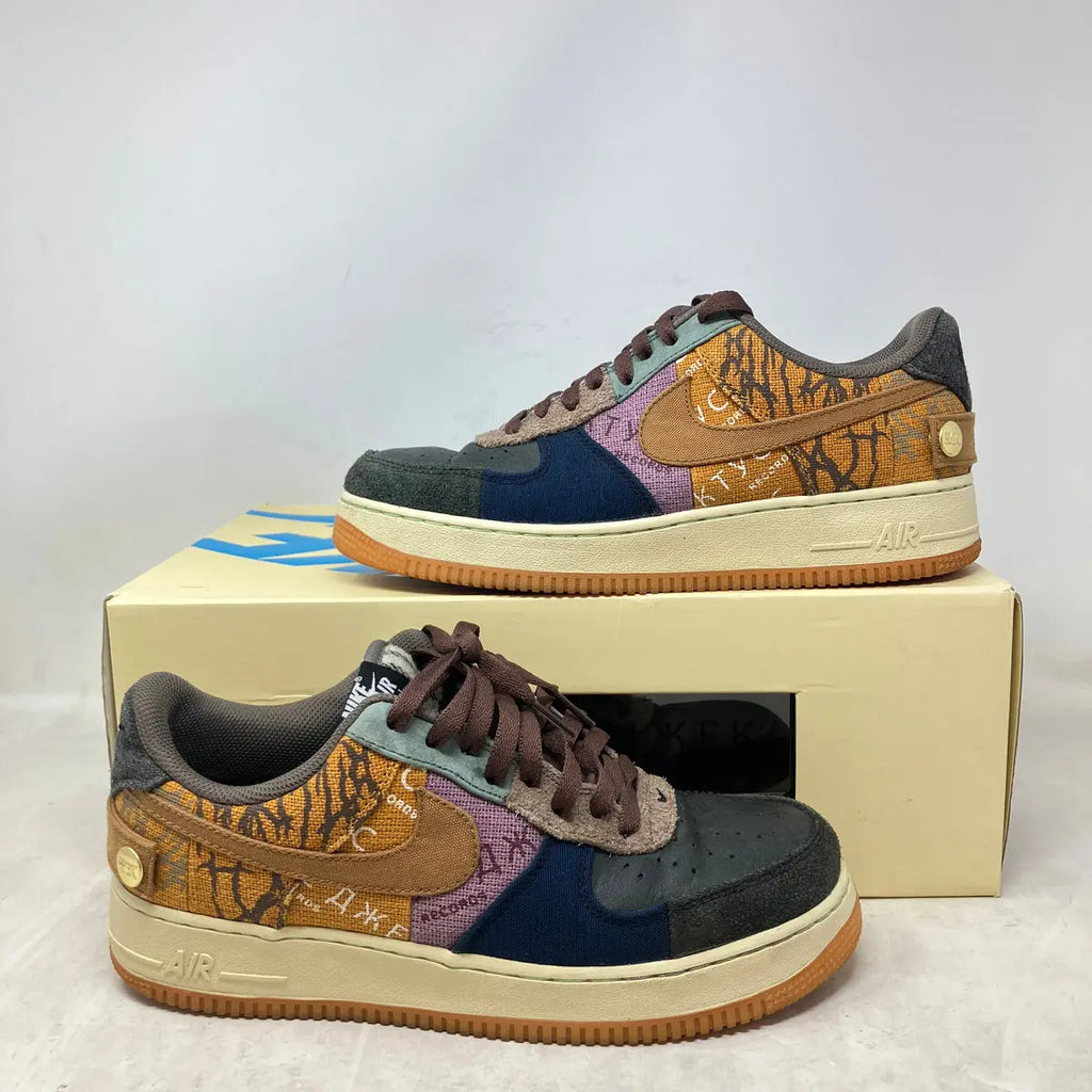 Nik e Air Force 1 Low Travis Scott Cactus Jack No Pads