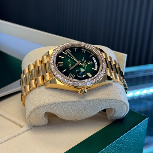 Rolex Day Date Diamond Gold/Green