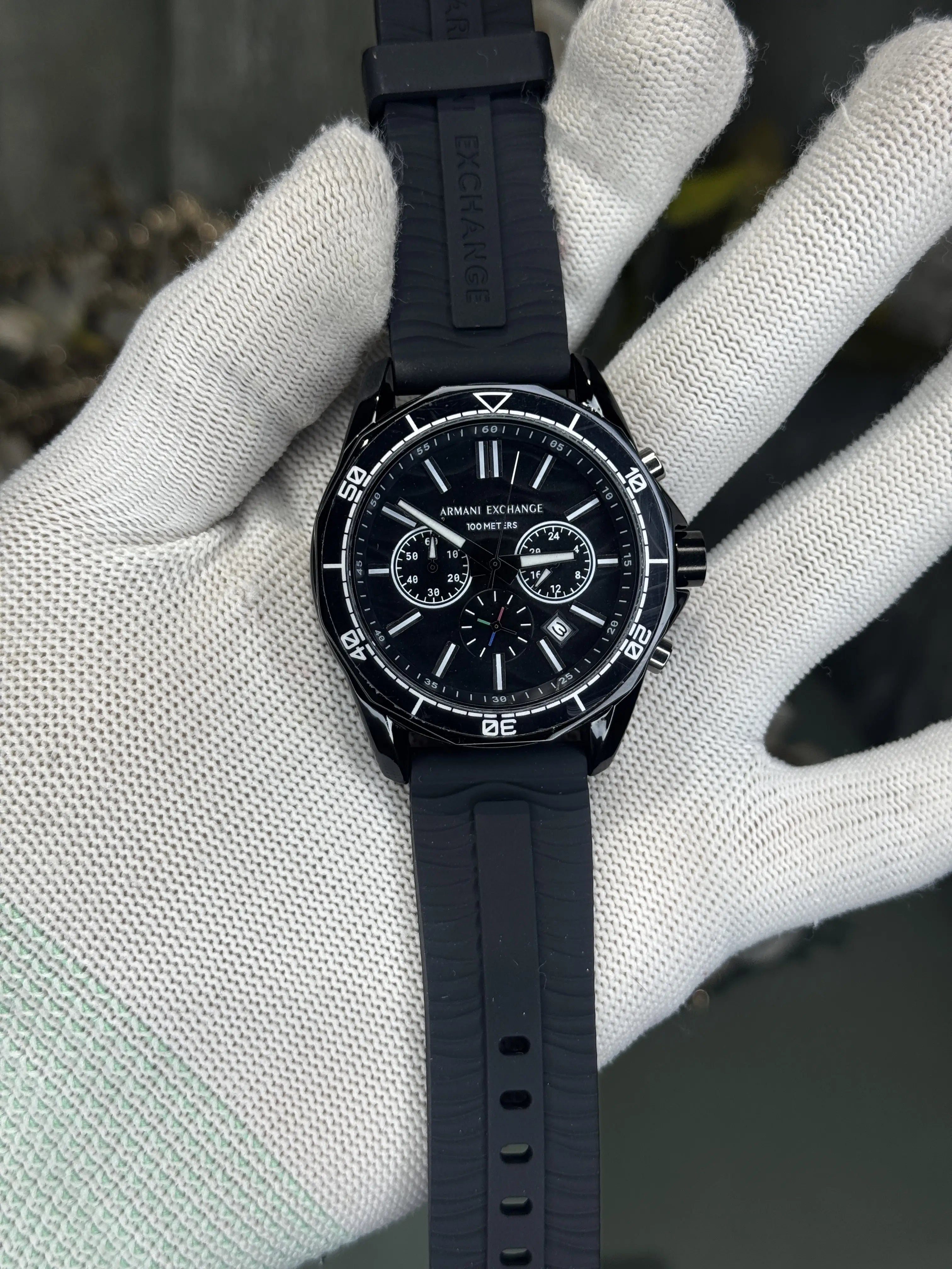 Arman i Exchange Spencer All Black Premium Chronograph Watch