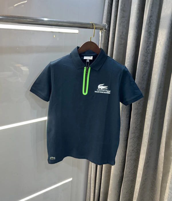 Lacost e Bottle Green Logo Work Premium Polo T-Shirt