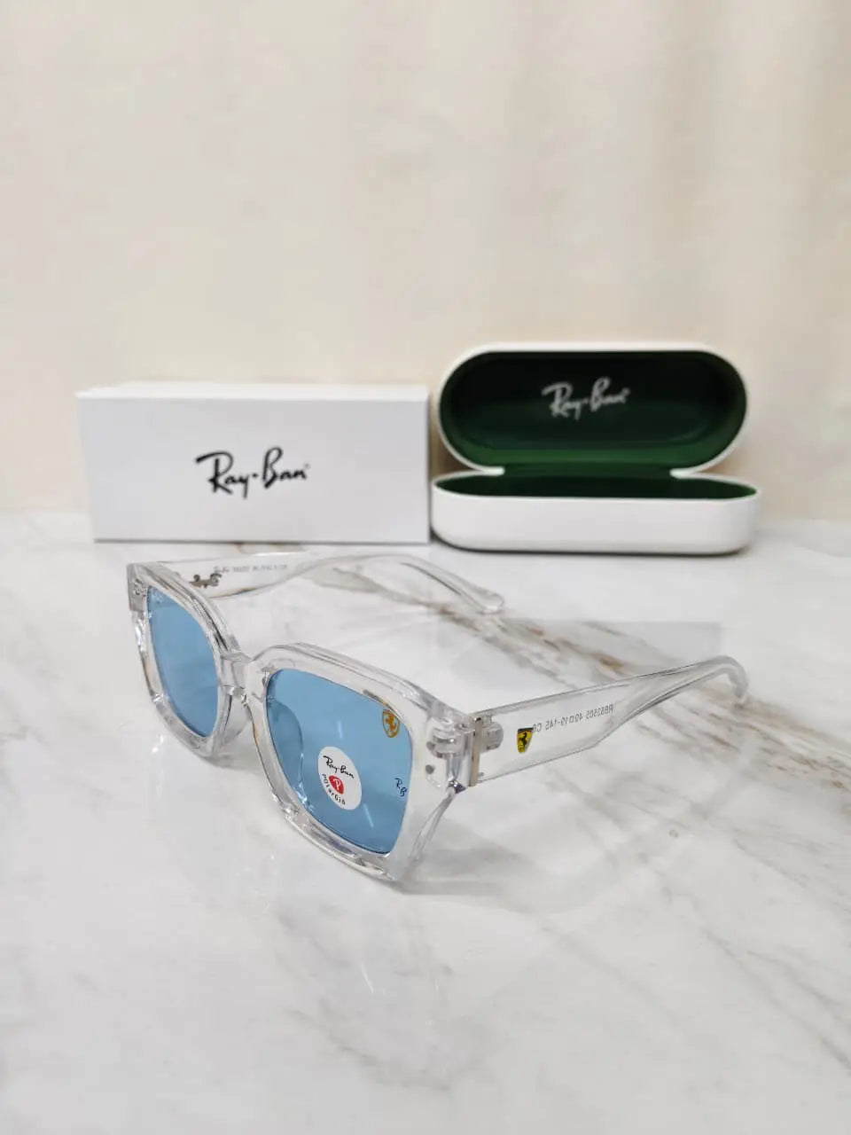 RAY BAN 83505 TRANSPARENT BLUE FERRARI EDITION Main image